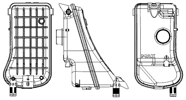 MAHLE Ausgleichsbehälter, Kühlmittel crt11000s für Peugeot