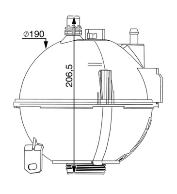MAHLE Ausgleichsbehälter, Kühlmittel crt210000s für BMW