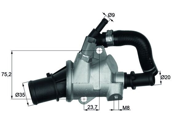 Mahle Thermostat, Kühlmittel Ti 146 88 Für Lancia