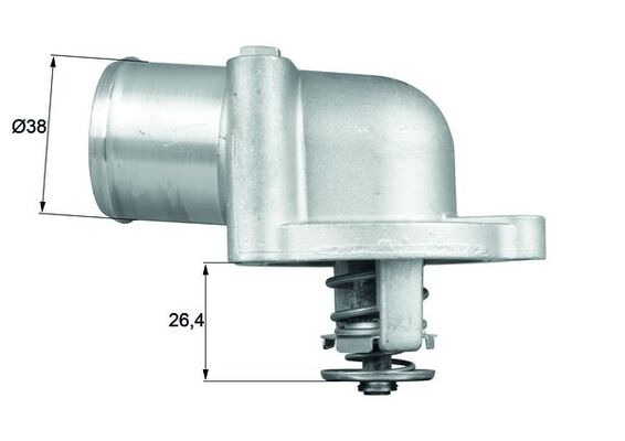 Mahle Thermostat, Kühlmittel [Hersteller-Nr. TI7887D] für Lancia, Alfa Romeo - Bild 7