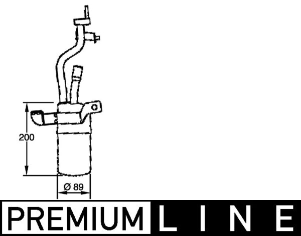 MAHLE Trockner, Klimaanlage BEHR HELLA SERVICE *** PREMIUM LINE ad279000p für Ford