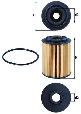 KNECHT Ölfilter Ø83,0mm 83,0mm für SKODA VW SEAT JEEP CUPRA AUDI MERCEDES-BENZ FORD CHRYSLER PORSCHE 95VVV6714AB 07C115562 A0001801509 OX 160D