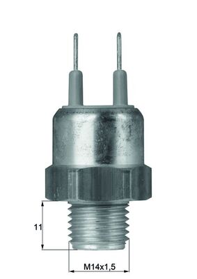 MAHLE Temperaturschalter, Kühlerlüfter tsw15d