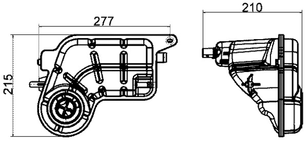 MAHLE Ausgleichsbehälter, Kühlmittel crt20000s für CUPRA