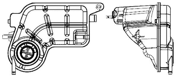MAHLE Ausgleichsbehälter, Kühlmittel crt81001s für CUPRA