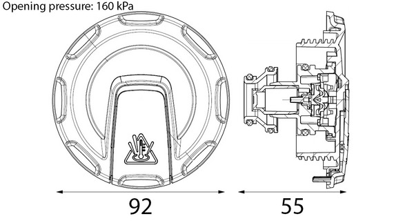 MAHLE Verschlussdeckel, Kühlmittelbehälter crtc10000s für Audi VW
