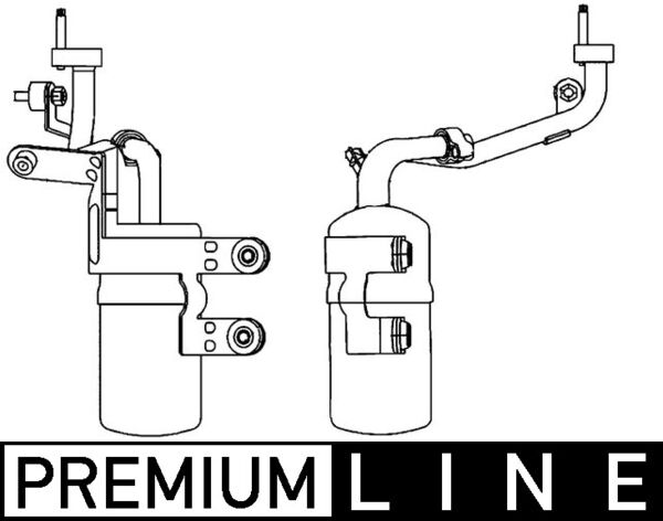 MAHLE Trockner, Klimaanlage BEHR HELLA SERVICE *** PREMIUM LINE ad291000p für Ford REACH