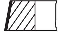 MAHLE Kolbenringsatz, Art.-Nr. 004 06 N0