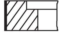 MAHLE Kolbenringsatz, Art.-Nr. 034 75 V0