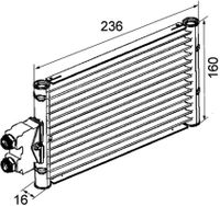 MAHLE Ölkühler, Automatikgetriebe "BEHR *** PREMIUM LINE ***", Art.-Nr. CLC 74 000P