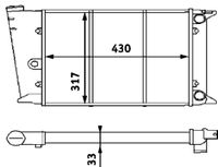 MAHLE Khler, Motorkhlung "BEHR *** PREMIUM LINE ***", Art.-Nr. CR 420 000P