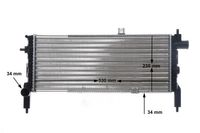 MAHLE Khler, Motorkhlung "BEHR", Art.-Nr. CR 442 000S