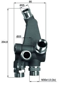 MAHLE Thermostat, lkhlung "BEHR", Art.-Nr. TO 3 83