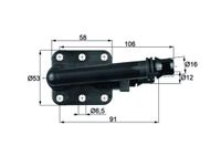 MAHLE Thermostat, �lk�hlung "BEHR", Art.-Nr. TO 5 82