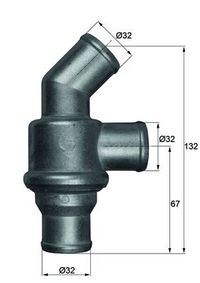 MAHLE Thermostat, Khlmittel "BEHR", Art.-Nr. TH 16 80