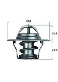 MAHLE Thermostat, Khlmittel "BEHR", Art.-Nr. TX 14 87D