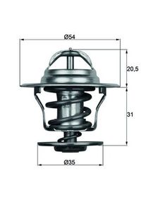 MAHLE Thermostat, Khlmittel "BEHR", Art.-Nr. TX 15 87D