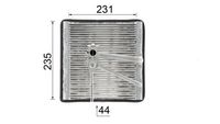 MAHLE Verdampfer, Klimaanlage "BEHR *** PREMIUM LINE ***", Art.-Nr. AE 194 000P