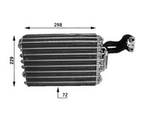 MAHLE Verdampfer, Klimaanlage "BEHR", Art.-Nr. AE 31 000S