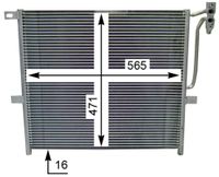 MAHLE Kondensator, Klimaanlage "BEHR", Art.-Nr. AC 837 000S