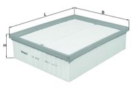 KNECHT Luftfilter f&uuml;r AUDI A4 B7 (8EC), Art.-Nr. LX 819