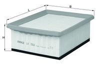 MAHLE Luftfilter, Art.-Nr. LX 1568