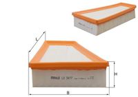 MAHLE Luftfilter, Art.-Nr. LX 3477