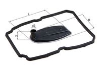 MAHLE Hydraulikfilter, Automatikgetriebe, Art.-Nr. HX 81D