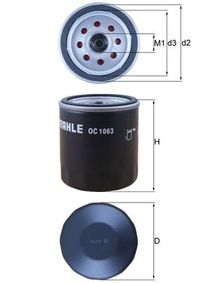 KNECHT �lfilter, Art.-Nr. OC 1063