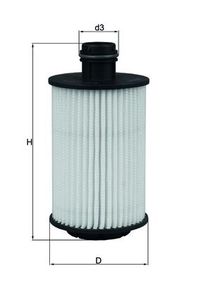 MAHLE lfilter, Art.-Nr. OX 1012D