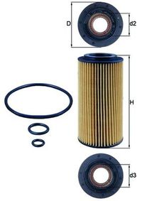 MAHLE �lfilter, Art.-Nr. OX 179D