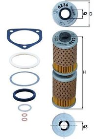 MAHLE lfilter, Art.-Nr. OX 36D