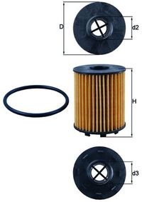 KNECHT �lfilter, Art.-Nr. OX 371D