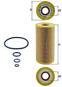 MAHLE �lfilter, Art.-Nr. OX 383D