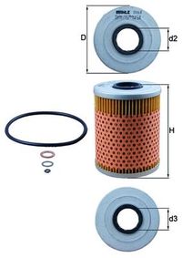 MAHLE �lfilter, Art.-Nr. OX 68D