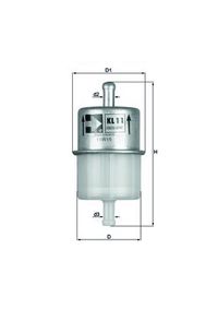 MAHLE Kraftstofffilter, Art.-Nr. KL 11 OF