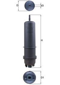 MAHLE Kraftstofffilter, Art.-Nr. KL 872/7