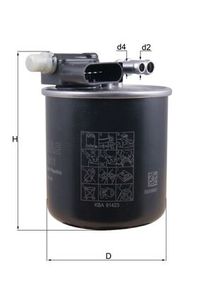 MAHLE Kraftstofffilter, Art.-Nr. KL 911