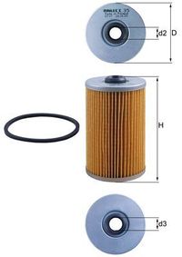 KNECHT Kraftstofffilter, Art.-Nr. KX 35