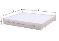 MAHLE Filter, Innenraumluft, Art.-Nr. LA 472