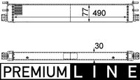 MAHLE Ölkühler, Motoröl "BEHR *** PREMIUM LINE ***", Art.-Nr. CLC 68 000P