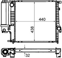MAHLE K�hler, Motork�hlung "BEHR", Art.-Nr. CR 330 000S