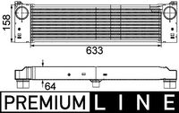 MAHLE Ladeluftk�hler "BEHR *** PREMIUM LINE ***", Art.-Nr. CI 192 000P