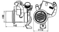 MAHLE K�hler, Abgasr�ckf�hrung "BEHR *** PREMIUM LINE ***", Art.-Nr. CE 5 000P