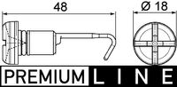 MAHLE Schraube, K�hlerverschluss "BEHR *** PREMIUM LINE ***", Art.-Nr. CRX 49 000P