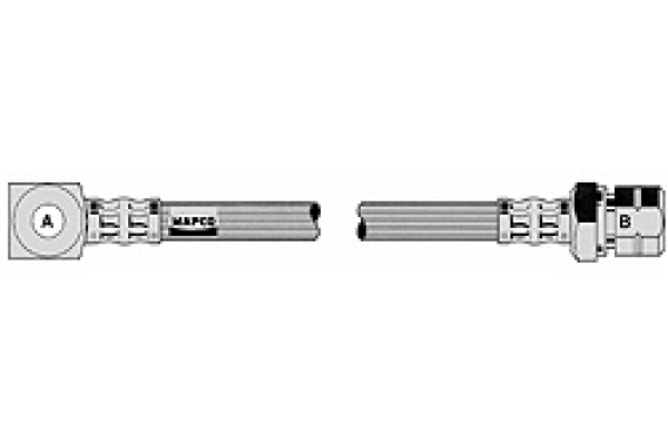 MAPCO Bremsschlauch 3840 Vorderachse für Opel