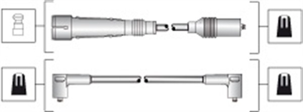 MAGNETI MARELLI Zündleitungssatz 941318111283