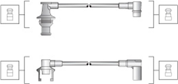 MAGNETI MARELLI Zündleitungssatz 941145260723 für RENAULT