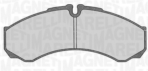 Magneti Marelli Bremsbelagsatz, Scheibenbremse 363916060526 Für Iveco - Bild 4
