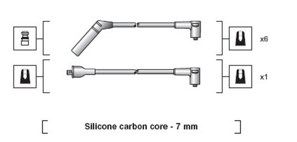 MAGNETI MARELLI Zündleitungssatz 941318111062